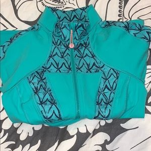 Ivivva girls zip up light jacket size 12